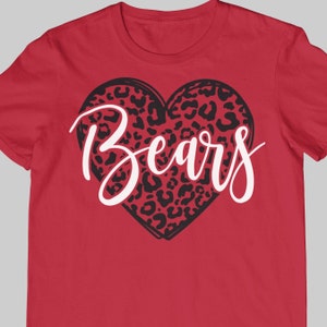 Bears svg, school spirit shirts svg, school mascot svg, bear school team svg, bears teacher shirt svg, eps, dxf, png, jpg, vinyl, cut file