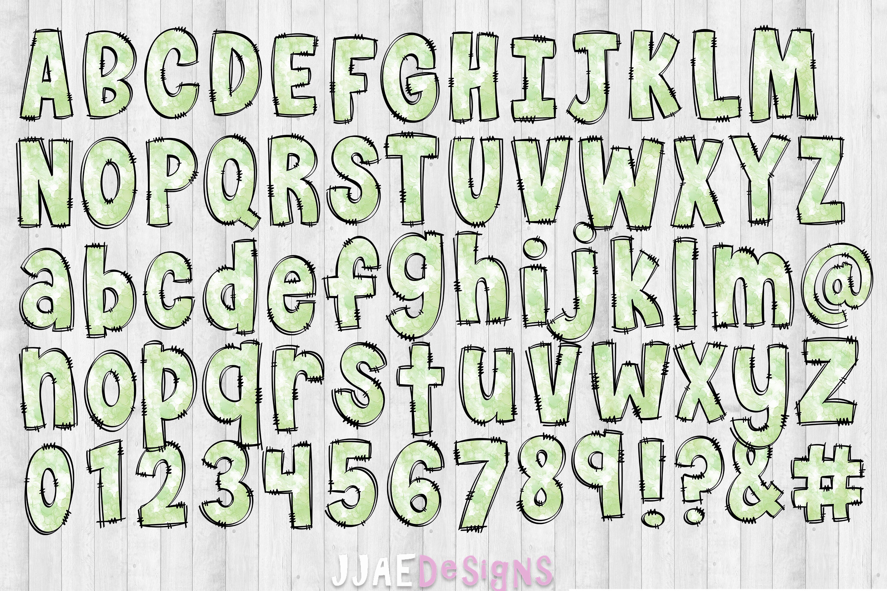 Spring PNG Letters, Doodle Spring Alphabet, PNG Doodle Letters Set PNG ...