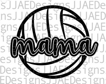 Volleyball mama svg | volleyball mom shirt svg | volleyball svg | volleyball mom cut file svg, eps, png, dxf, cut file cricut and silhouette