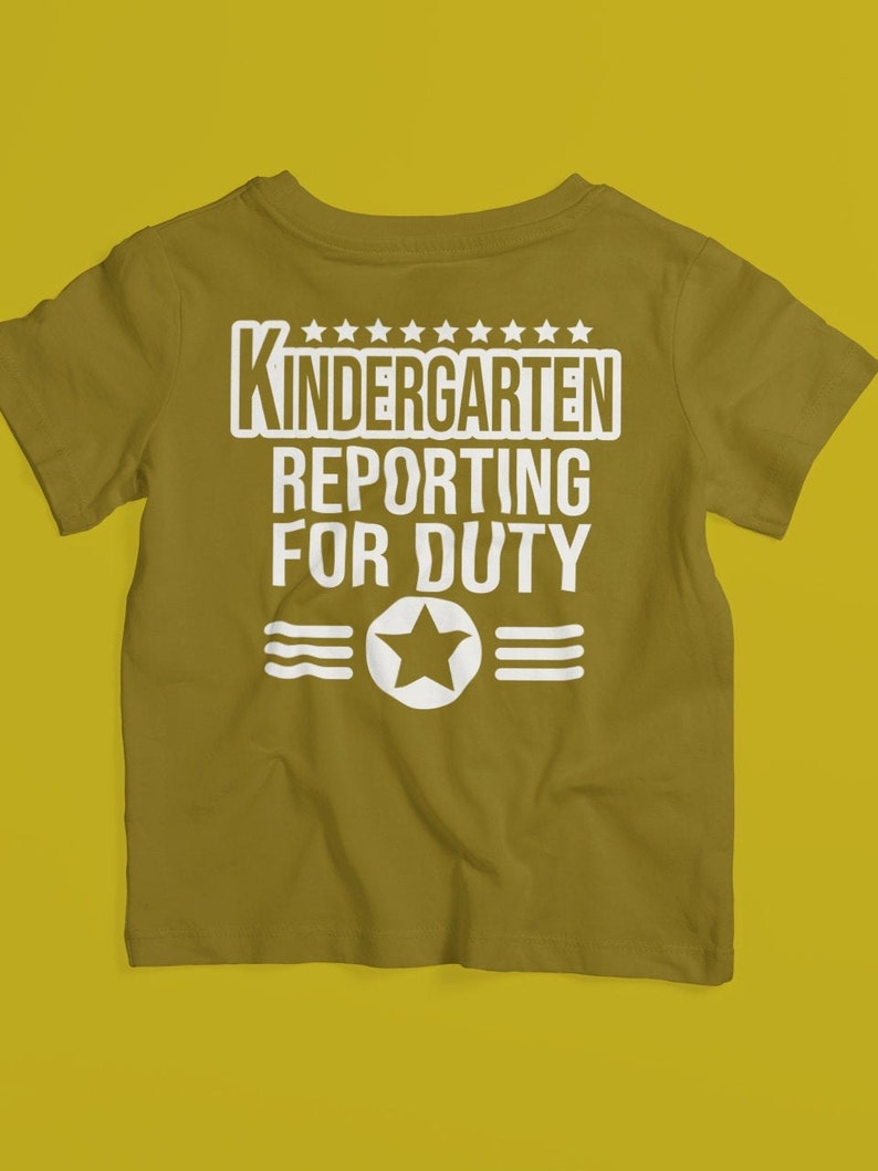 jpg png dxf back to school svg INSTANT DOWNLOAD Kindergarten svg PreK svg eps Kindergarten Reporting for Duty svg |school svg