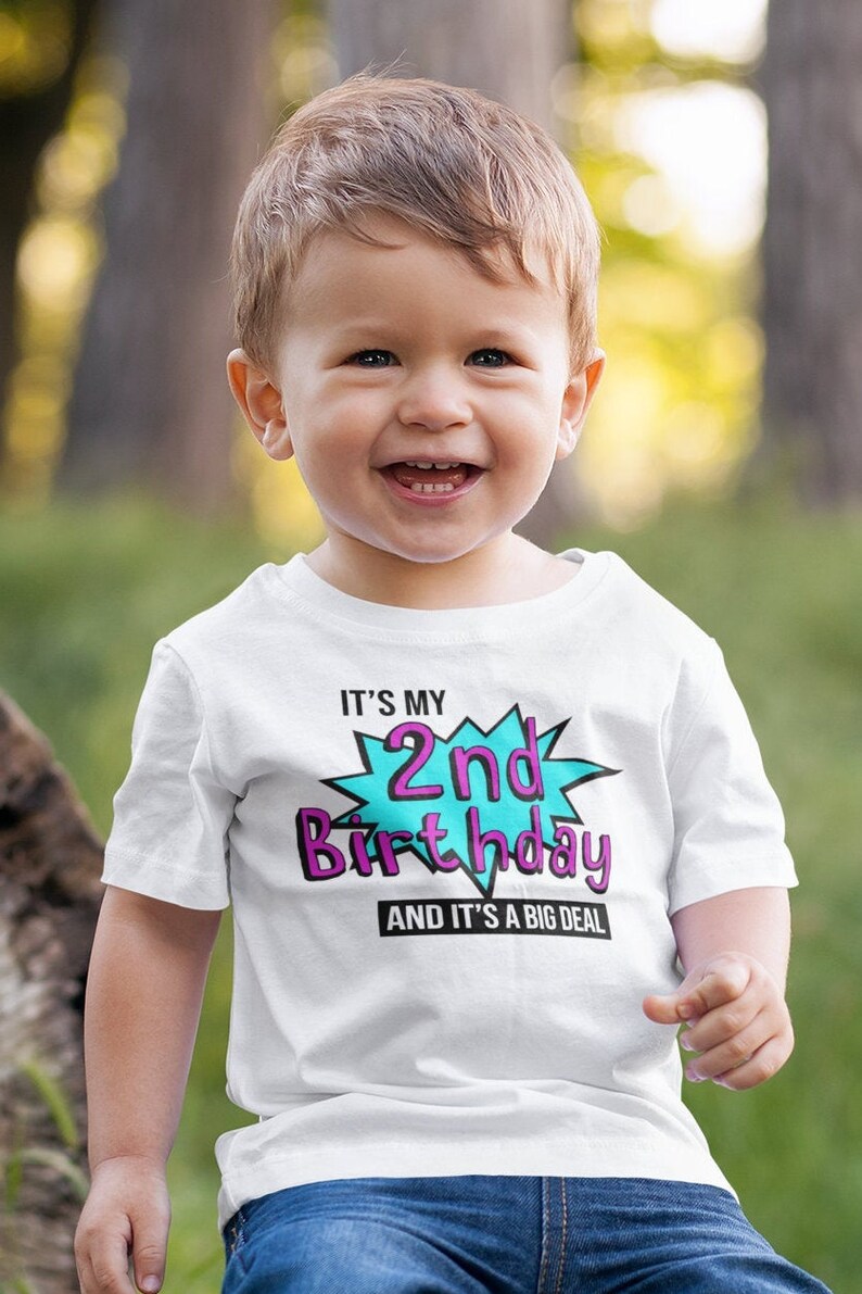 Big Deal Birthday PNG JPG Sublimation 1st Birthday 2nd - Etsy