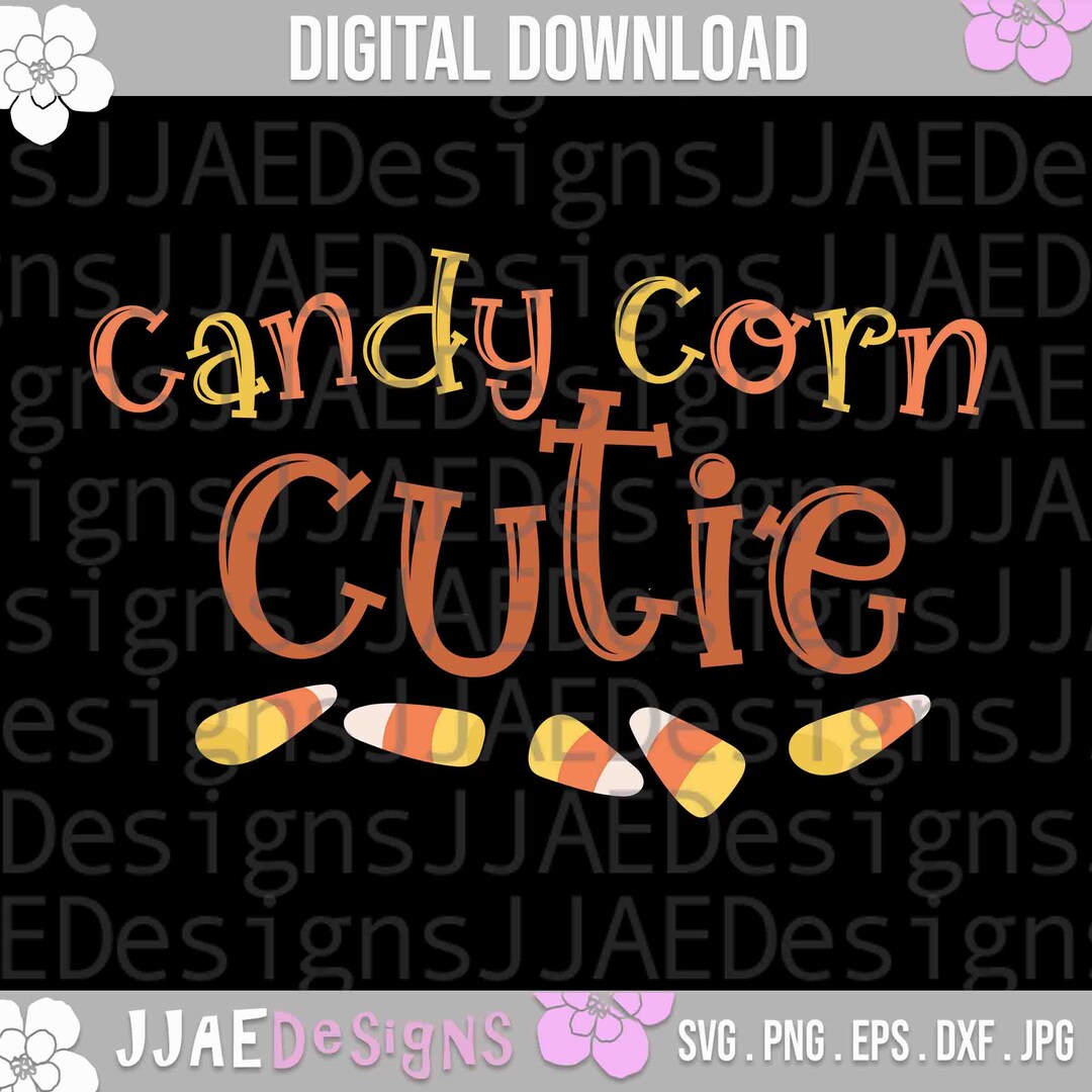Candy Corn Cutie Svg Baby Halloween SVG Toddler Halloween - Etsy
