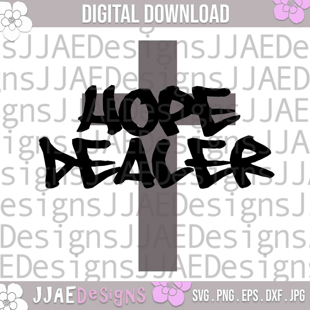 Christian Svg Hope Dealer SVG Faith Svg Faith Based Shirt Etsy