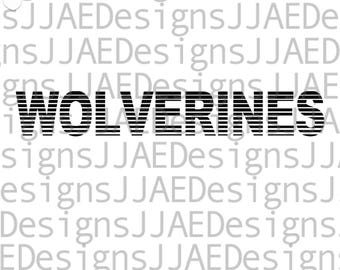 Wolverines svg, school sports team shirt svg, school mascot svg, wolverines school svg, wolverines shirt svg, eps, dxf, png, jpg, cut file