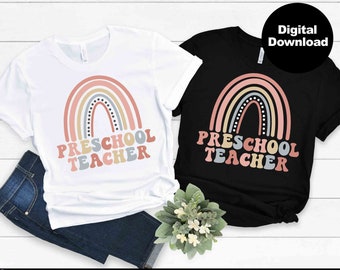 Preschool Teacher Svg, Teacher Life Svg, PreK Teacher Svg, Back to School svg, Preschool Teacher Shirt svg, png, eps, dxf, pdf, cut file
