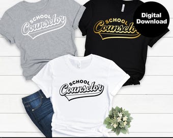 Schul Counselor svg, Counselor shirt svg, Counselor Life Lehrer shirt svg, Counselor svg, zurück in die Schule geschnitten Datei svg png eps jpg dxf pdf