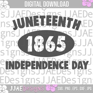 Juneteenth 1865 svg | juneteenth svg | black history svg | african american svg | juneteenth | eps, svg, dxf, png, jpg | INSTANT DOWNLOAD