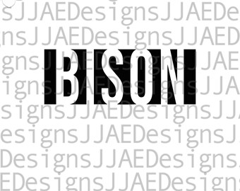 Bison svg, school spirit shirts svg, bison school mascot svg, bison school team svg, bison shirt svg, eps, dxf, png, jpg, vinyl cut file