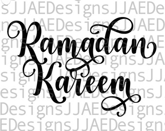 Ramadán Kareem Svg, Eid Mubarak Svg, Ramadán Svg, pegatinas de Eid, signo de Ramadán Mubarak, decoración de Eid, archivos Svg de Eid Ramadán para Cricut Svg
