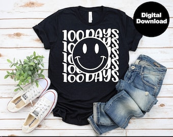 100 Days Of School SVG, 100th Day of School svg, 100th Day svg, Teacher shirt SVG, Svg Files For cricut silhouette, svg, dxf, eps, png, jpg