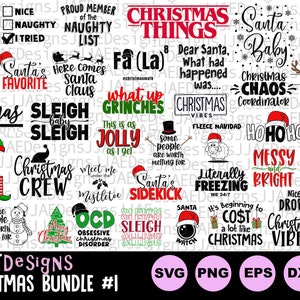 Christmas SVG, Funny Christmas svg, Christmas svg for shirt, christmas svg bundle File for Cricut Silhouette, svg, dxf, pdf, png, eps, jpg