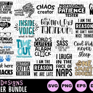 funny Toddler svg bundle | toddler svg bundle | funny kids shirts svg | Cool Kids Bundle | svg eps dxf png Files for cricut and silhouette