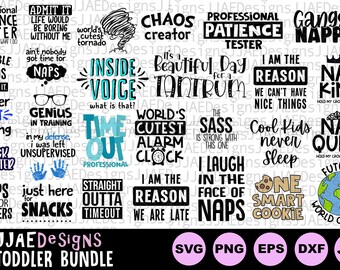funny Toddler svg bundle | toddler svg bundle | funny kids shirts svg | Cool Kids Bundle | svg eps dxf png Files for cricut and silhouette