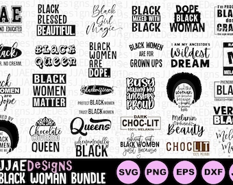 Black Woman svg Bundle, black woman svg, african american svg, svg file for cricut black women svg, dope shirts svg, eps, png, jpg, dxf