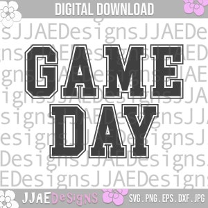 Game Day-svg |  Game Day T-shirt svg |  Voetbal moeder T-shirt svg | College voetbalshirt svg | Zondag voetbal svg Thanksgiving shirt svg png