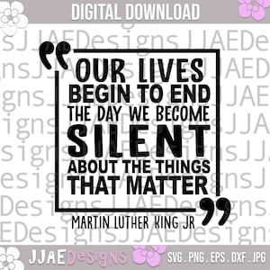 Martin Luther King Jr quote svg | black history svg | black svg | black history month svg files for cricut svg | eps, svg, dxf, png, jpg