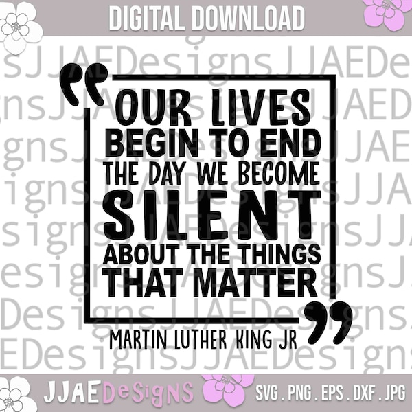 Martin Luther King Jr quote svg | black history svg | black svg | black history month svg files for cricut svg | eps, svg, dxf, png, jpg