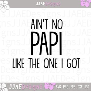 Kein Papi ist wie der, den ich habe svg | Vatertag svg | Papa svg | svg Schnittdatei | Vater svg | eps, svg, dxf, png, jpg | SOFORTIGER DOWNLOAD