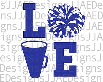 Cheerleader svg, jubeln svg, Cheerleader svg, jubelndes Shirt svg, eps, dxf, pdf, png, jpg, jubeln geschnitten Datei für Silhouette Cricut, digitale Datei