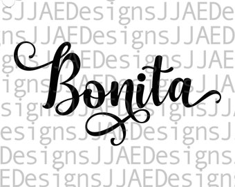 Bonita svg, Beautiful Latina svg, Hispanic svg, Latina svg, melanin svg, educated hispanic woman svg, dxf, png, eps, jpg, instant download