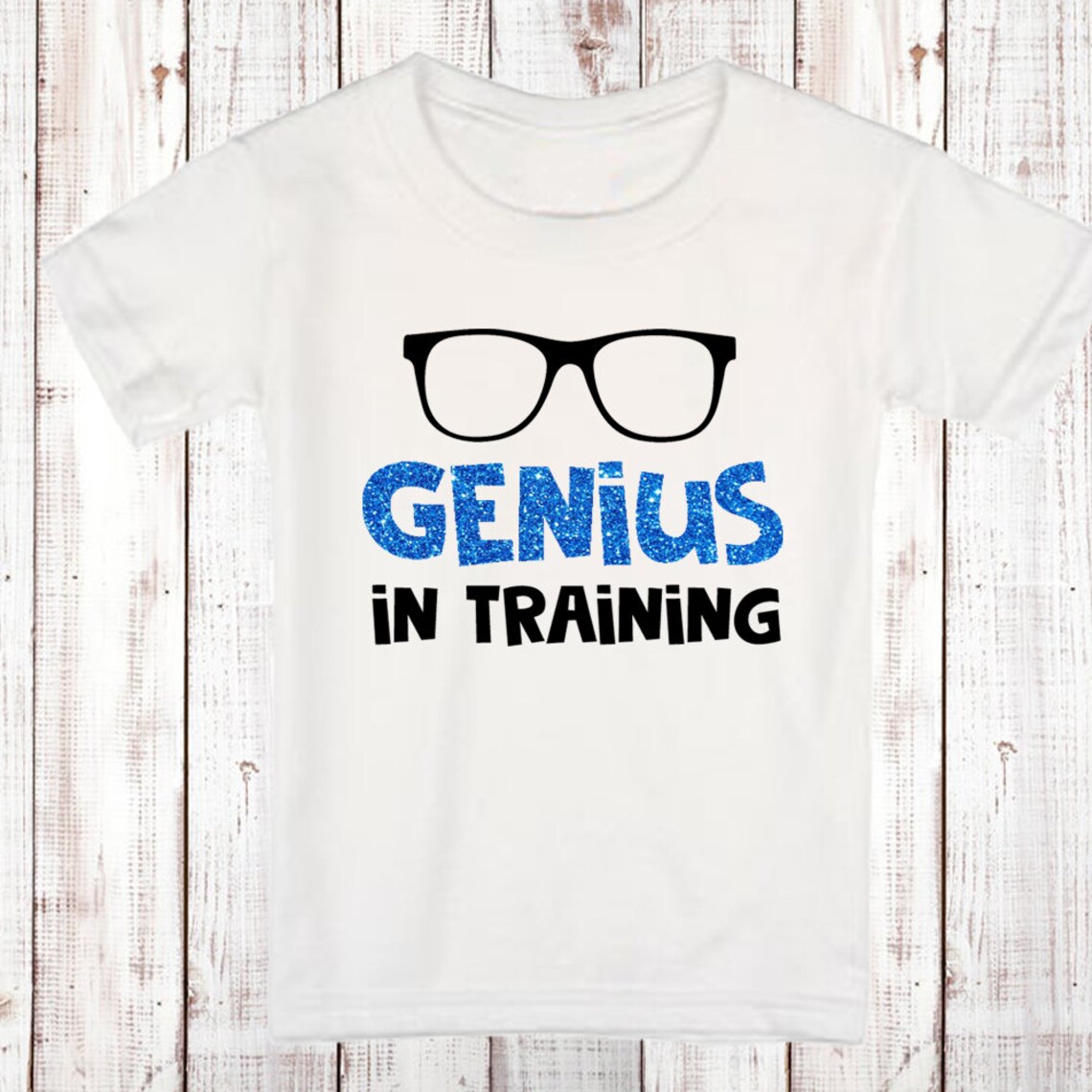Genius in Training SVG Baby Shirt SVG Toddler Child Shirt Etsy