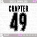 Chapter 49 SVG | 49th Birthday Svg | 1972 Birthday SVG | Birthday 1972 ...