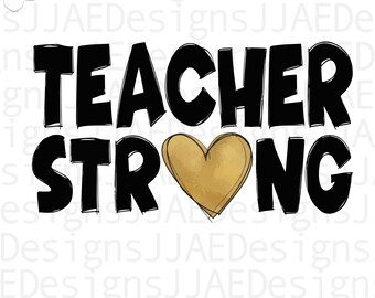 Teacher Strong Svg, Teacher Svg, Teacher Shirt Svg, virtual Teacher Life Svg, Back to School svg, Virtual Teacher Svg, Dxf Png Eps Jpg