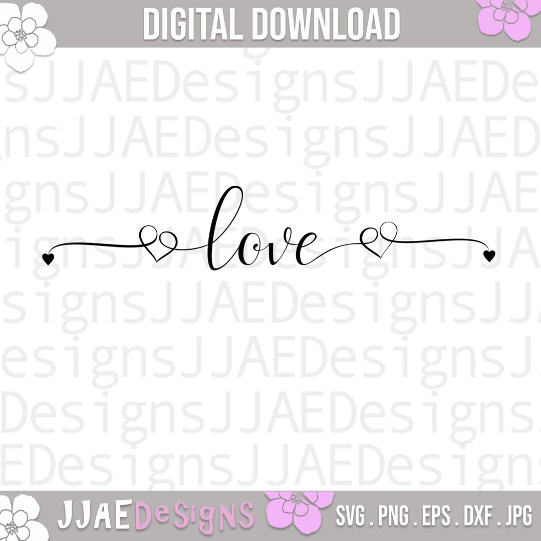 Love Svg, Heart Svg, Valentines Day Svg File for Cricut, Valentines Day ...