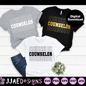 School Counselor Svg, Counselor shirt svg, Counselor Life Teacher shirt Svg, Counselor Svg, Back to School cut file svg png eps jpg dxf pdf
