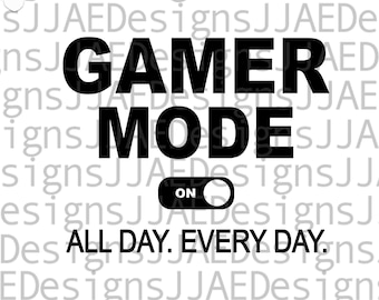 Gamer Mode On svg | gamer svg | gaming video game svg | gaming svg| game controller svg | game  svg, eps, dxf, png, jpg, svg cut file