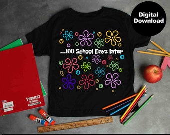 100 días de escuela SVG, 100th Day Squad SVG, 100th Day of School SVG, 100th Day SVG, Camiseta de maestro SVG, Archivos Svg Silueta de Cricut