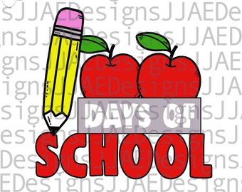 100 Days Of School SVG, 100th Day svg, 100th Day of School svg, Teacher shirt SVG, Svg Files For cricut silhouette, svg, dxf, eps, png, jpg