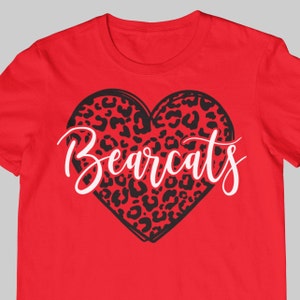 Bearcats svg, camisas de espírito escolar svg, mascote da escola svg, mascote do time escolar bearcats svg, camisa do professor bearcats svg, eps, dxf, png, jpg