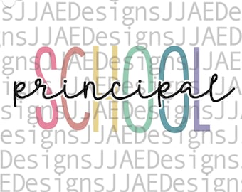 Principal svg, Principal Shirt svg, Back to School svg, School Principal svg dxf pdf png eps jpg, school cut file for cricut and silhouette