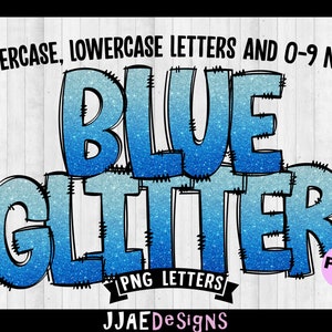 Blauwe glitter doodle letters, glitter alfabetletters, blauwe png, blauwe glitter alfabet letters, alfabet doodles png prikbordletters