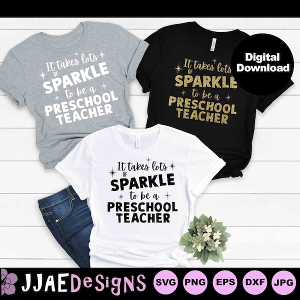 Preschool Teacher Svg, Teacher Life Svg, PreK Teacher Svg, Back to School svg, Preschool Teacher Shirt svg, png, eps, dxf, pdf, cut file