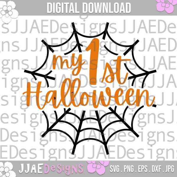 My First Halloween SVG, Baby Halloween SVG, Ghost svg, Halloween onesie svg Cricut and Silhouette svg file eps, svg, dxf, png, jpg