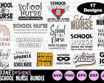 School Nurse svg Bundle, School Nurse shirt svg, school Nurse svg, Back to School Nurse life svg, school nurse mug svg, dxf, eps, png, jpg