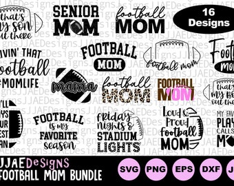 Football Mom svg bundle | sports football mom gift | football mom shirt svg | football shirt svg | football mom water bottle svg, png, dxf
