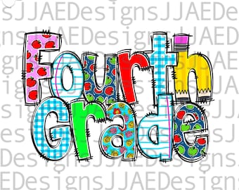 Vierte Klasse png | 4th grade png | zurück in die Schule png | 4.klasse Sublimationsschulleben png jpg, Lehrerin der vierten Klasse png INSTANT DOWNLOAD