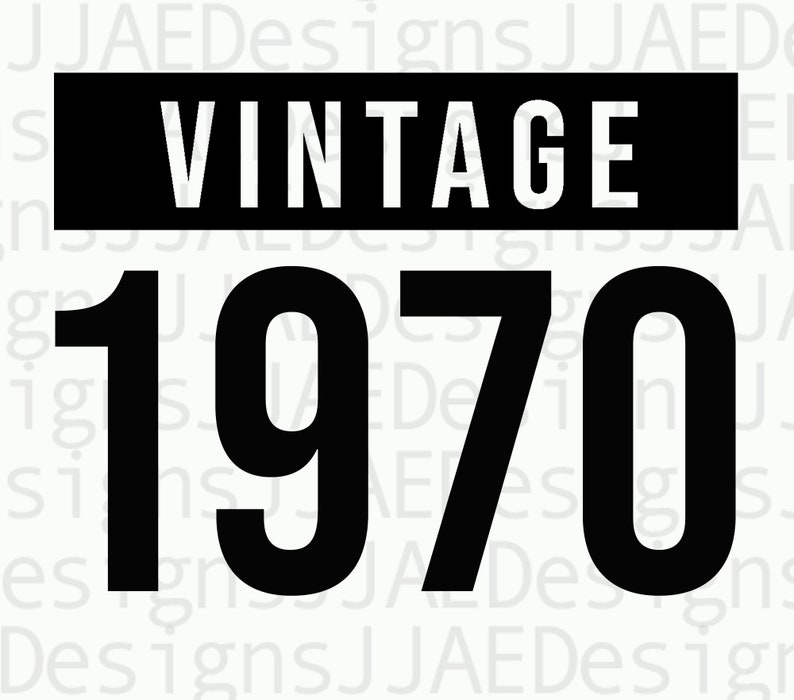 Download Turning 50 SVG BUNDLE 50th Birthday Vintage 1970 svg 50 | Etsy
