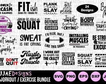 Paquete SVG de gimnasio, paquete SVG de fitness, camiseta de entrenamiento para mujer, camiseta de gimnasio, camiseta sin mangas de entrenamiento, paquete SVG de entrenamiento, archivo de corte Cricut SVG