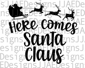 Christmas SVG, Santa svg, Christmas shirt svg, Merry Christmas png, Cut File for Cricut Silhouette Merry cut file svg, dxf, png, eps, jpg
