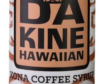 DIRECT FROM HAWAII! - Kona Coffee Syrup - Breakfast Foods - 100% Real Hawaii Coffee - Local Made - Pancakes, Waffles - Free Usps Shipping