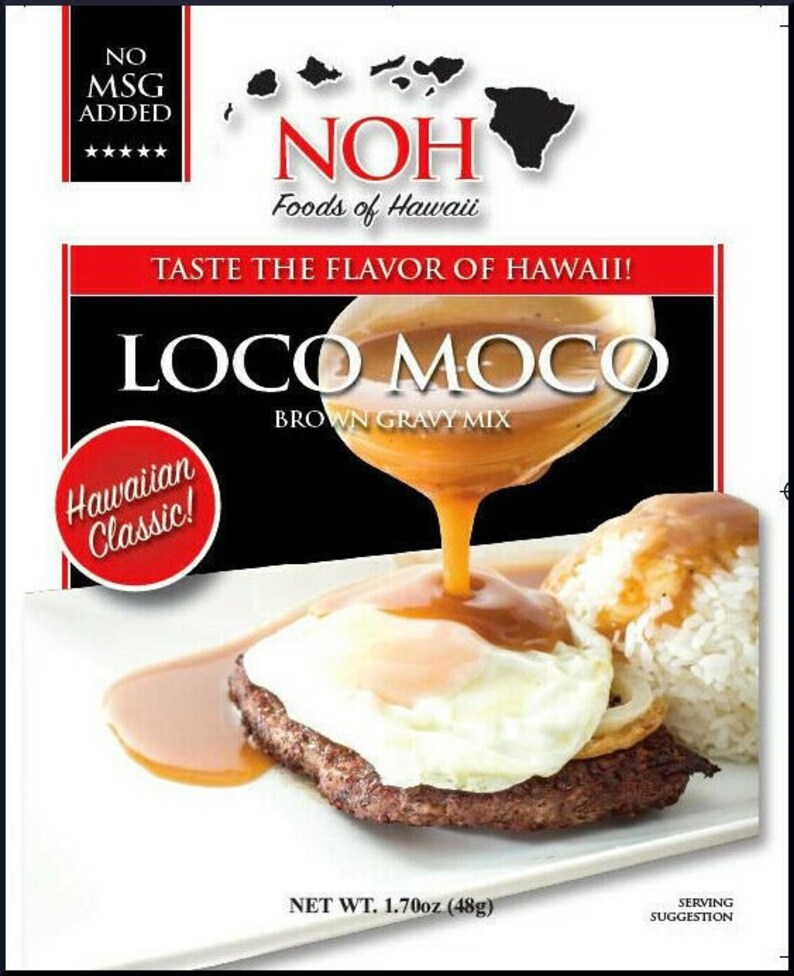 DIRECT FROM HAWAII Loco Moco Brown Gravy Mix Hawaiian Etsy