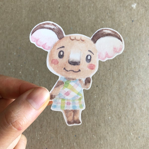 Melba Animal Crossing Sticker (matte) - koala villager