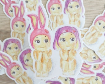 Sonny Angel Bunny Secrets Vinyl Sticker (matte)