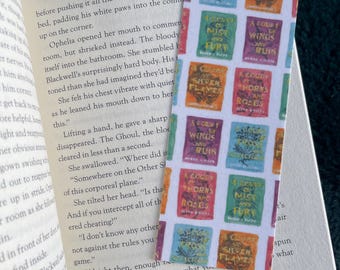 ACOTAR Book Art Court of Mist and Fury Watercolour Illustration Bookmark