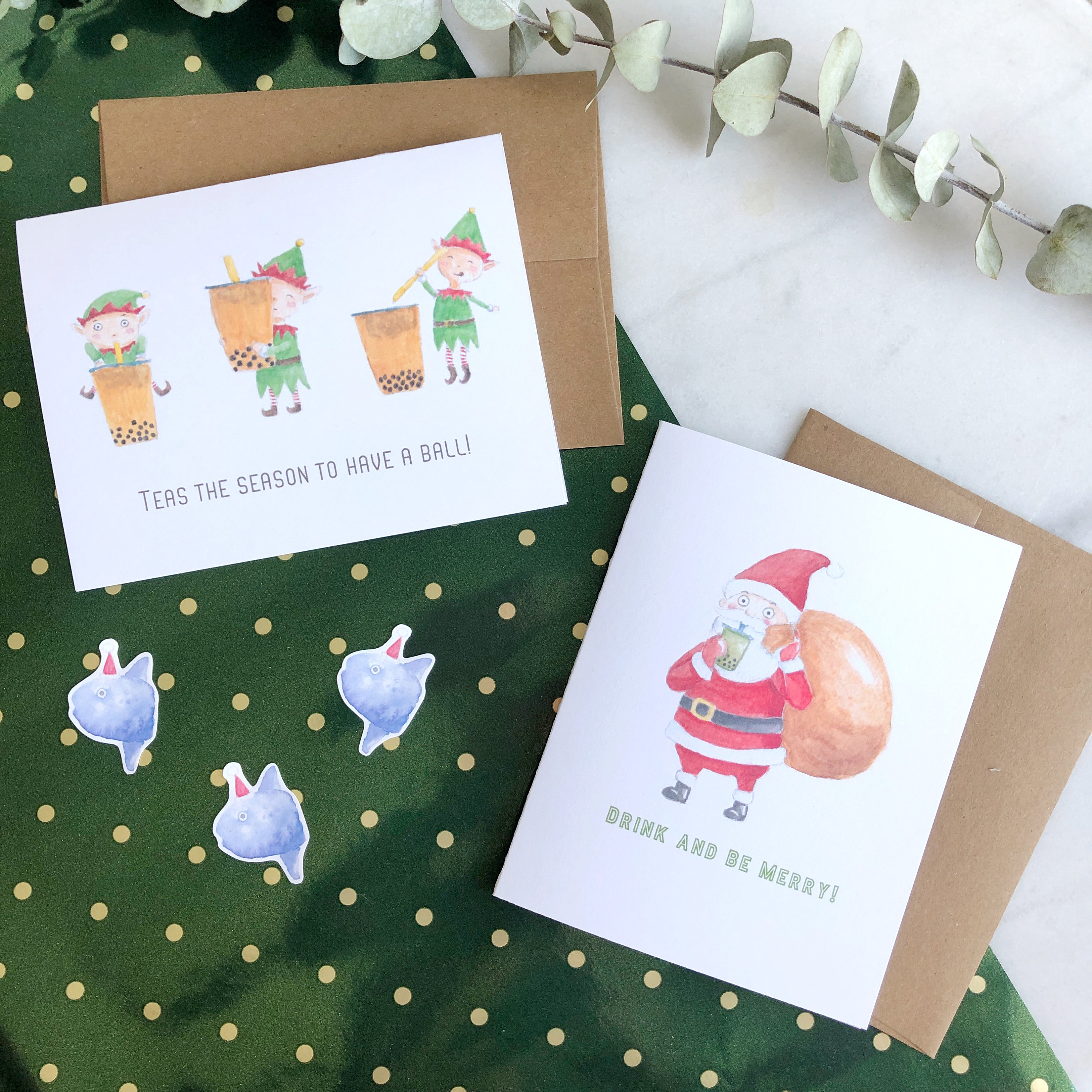 10 Personalisierte Weihnachten Danke Notizen Kinder Karten Xmas Foto gefaltet Postkarten