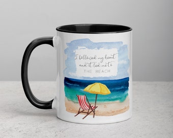 Beach Mug Beach Coffee Cup Beach Quote Birthday Gifts Best Friend Gifts Beach House Gifts Beach Cup
